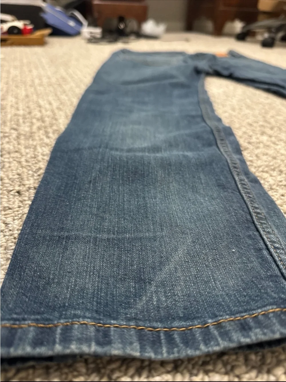 Levi’s 502 Regular Taper Men’s Jeans 32x30 Dark Wash Denim